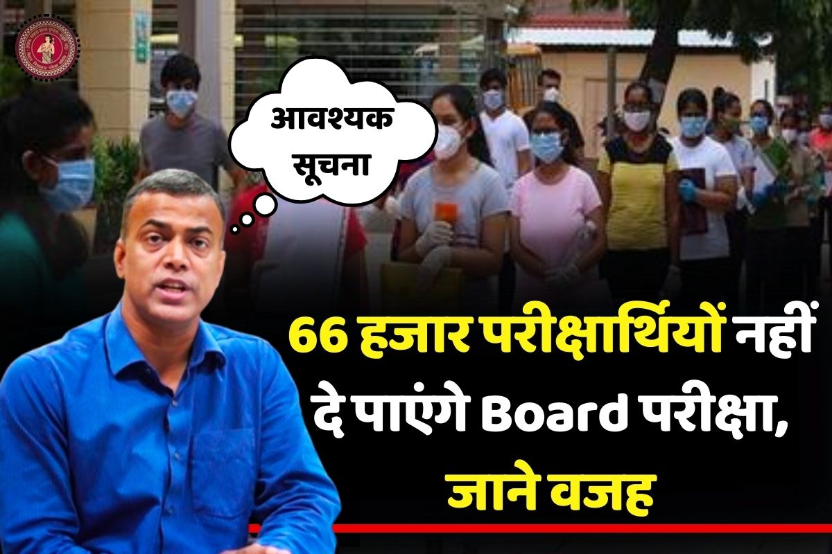 66 thousand will not be able to give board exam